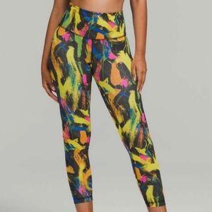 Lululemon Abstract Wundertrain Leggings Size 12